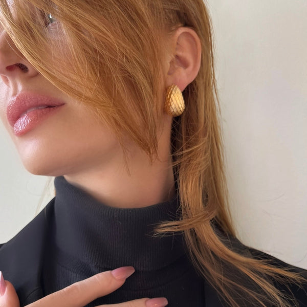 The Golden Serpent Earrings