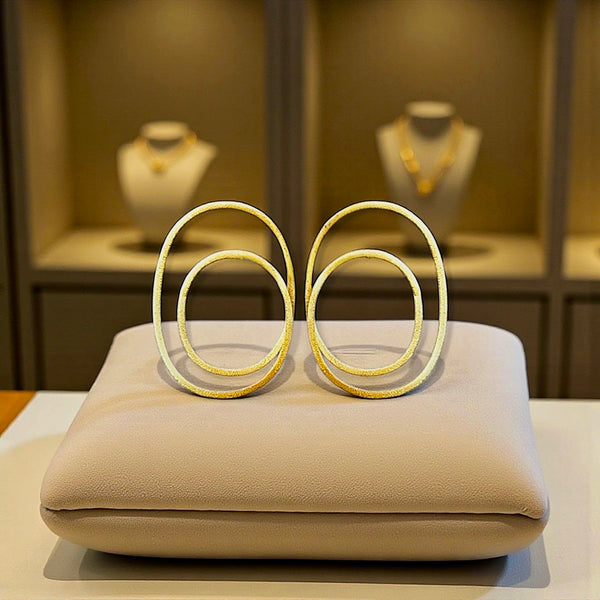Endless Movement Vermeil Gold Hoop Earrings