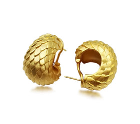The Golden Serpent Earrings