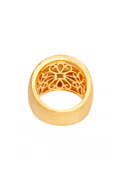AMMANII Good Intentions Ring with Gemstones in Vermeil Gold - AMMANII